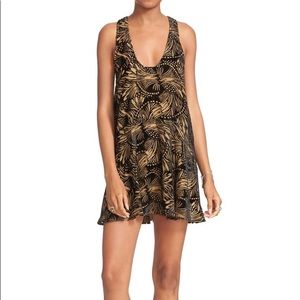 Free People Ellie Burnout Velvet minidress